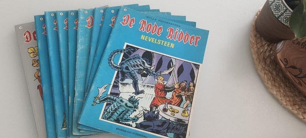 De Rode Ridder  9 strips, Livres, BD, Utilisé, Plusieurs BD, Enlèvement