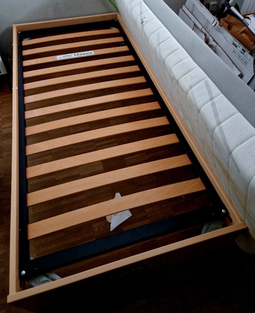 1-persoonsbed, Ophalen, Gebruikt, 90 cm, Eenpersoons