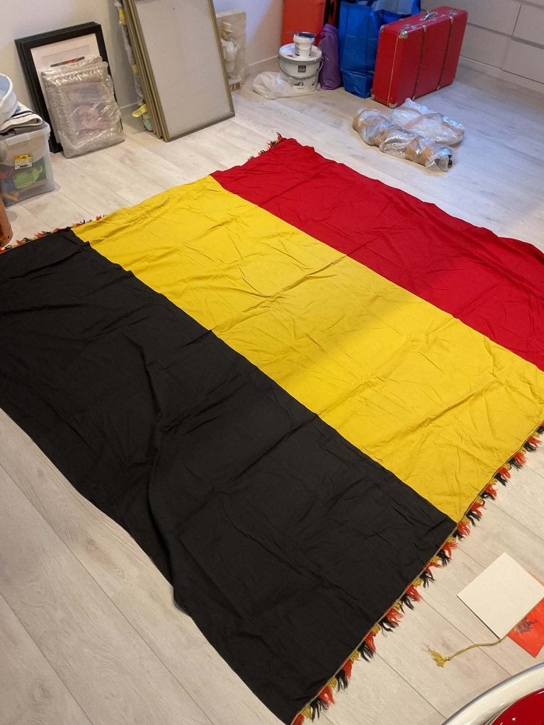 Belgische vlag, Divers, Drapeaux & Banderoles, Enlèvement