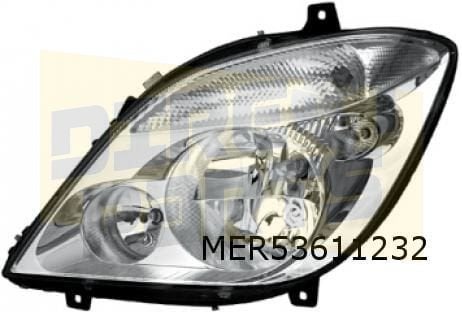 Mercedes-Benz Sprinter (6/06-9/13) koplamp Rechts (halogeen/, Neuf, -, -, Envoi