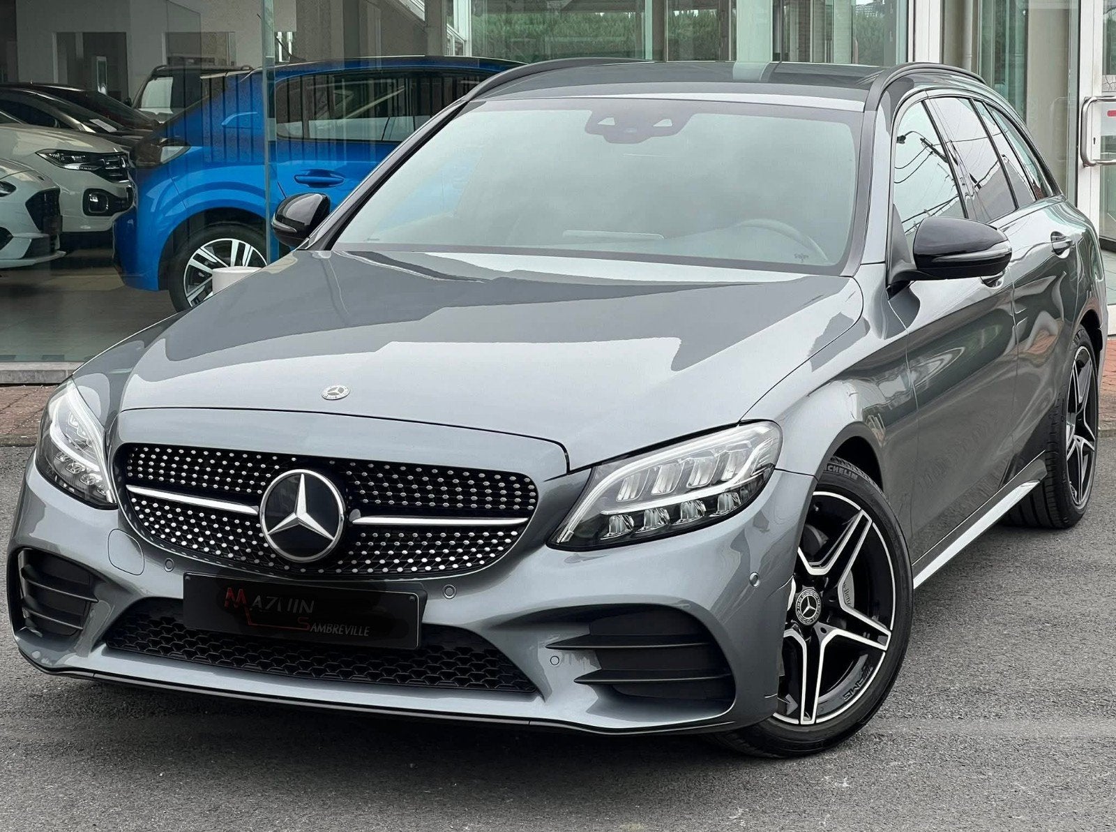 mercedes classe c 180 amg line, Autos, 90 kW, Euro 6, Noir, 5 portes