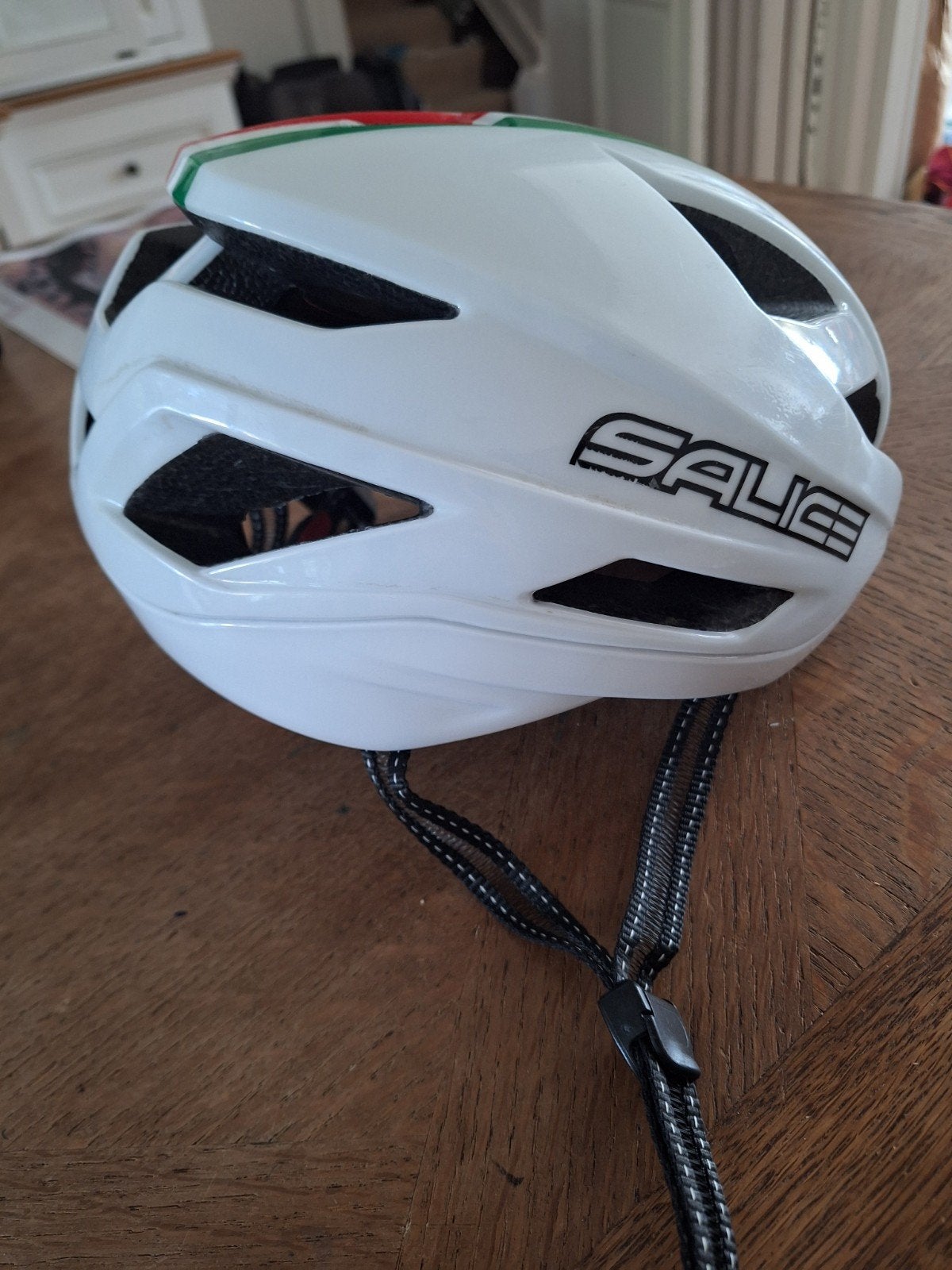 casque Salice blanc taille 52/58, Vélos & Vélomoteurs, Enlèvement