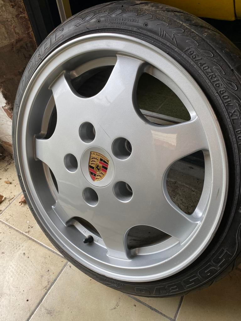Porsche c2 16” velgen, Auto-onderdelen, Ophalen, 16 inch, Zomerbanden, Banden en Velgen