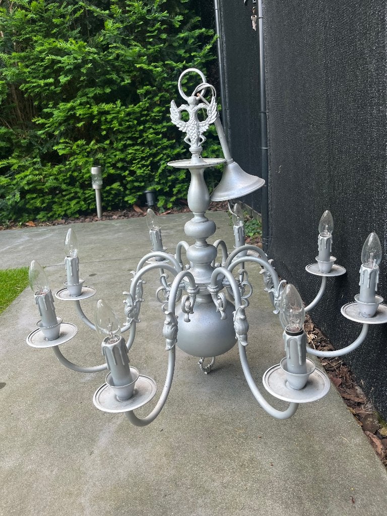 Vintage kroonluchter, Ophalen, Gebruikt