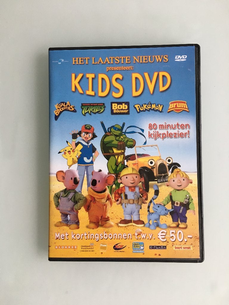 Kids dvd 80 minuten kijkplezier, Ophalen of Verzenden, Zo goed als nieuw, Overige soorten, Tekenfilm