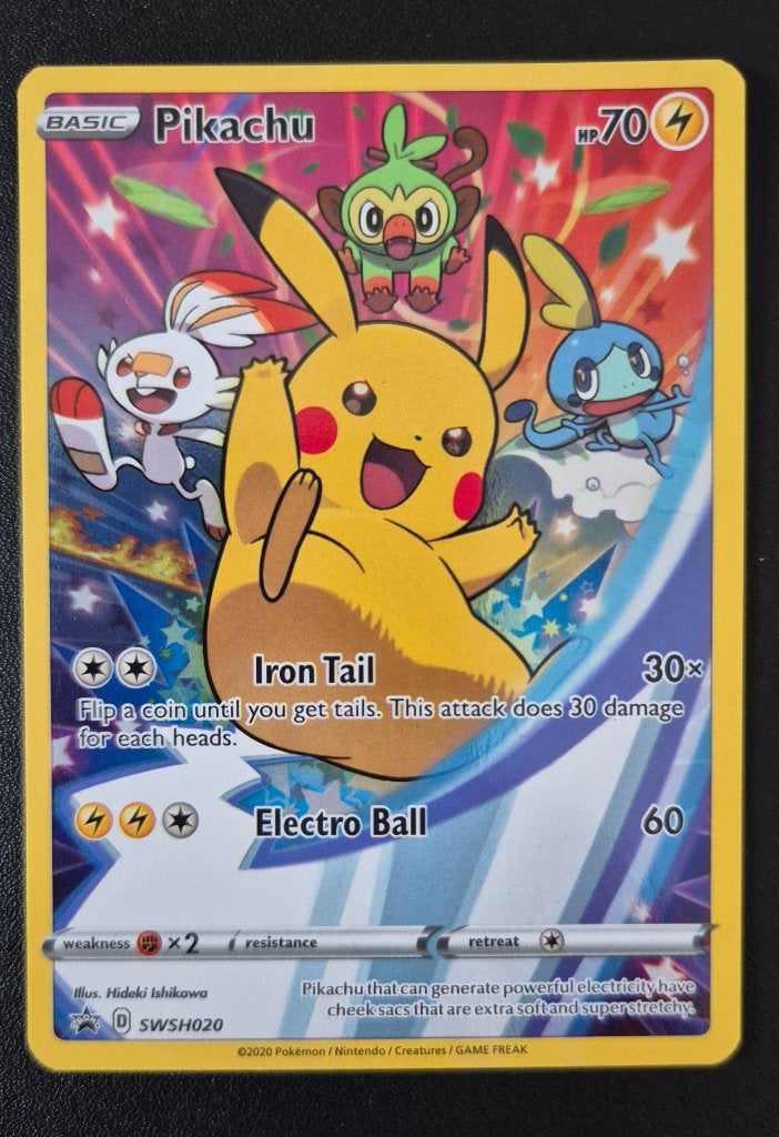 Pikachu SWSH020, Enlèvement ou Envoi, Neuf, Cartes en vrac