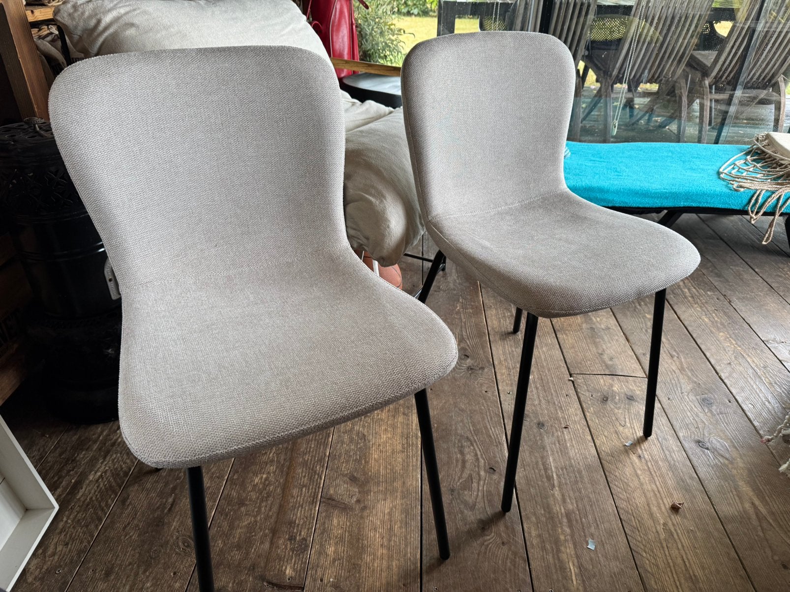 2 nouvelles chaises en tissu La Redoute, Maison & Meubles, Enlèvement, Neuf