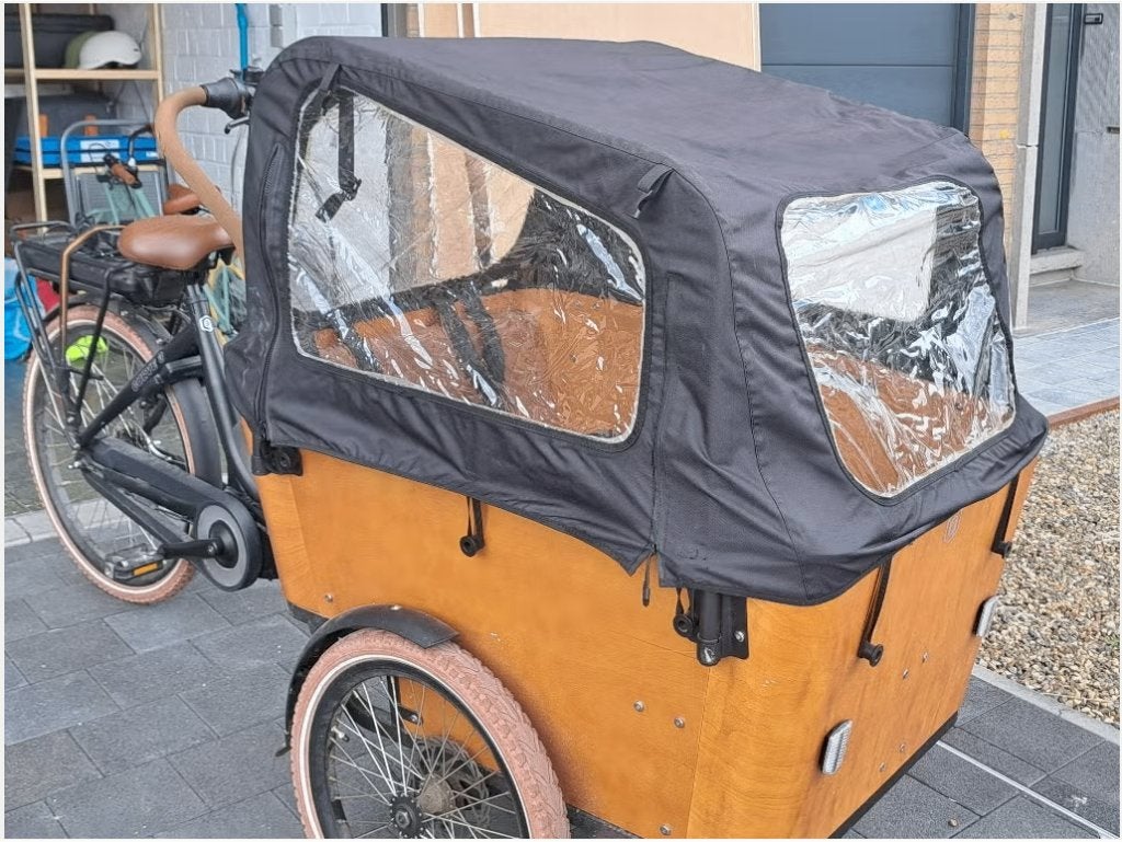 Bakfiets, Vélos & Vélomoteurs, Vélos | Vélos avec bac, Autres marques, Électrique, Comme neuf, Enlèvement