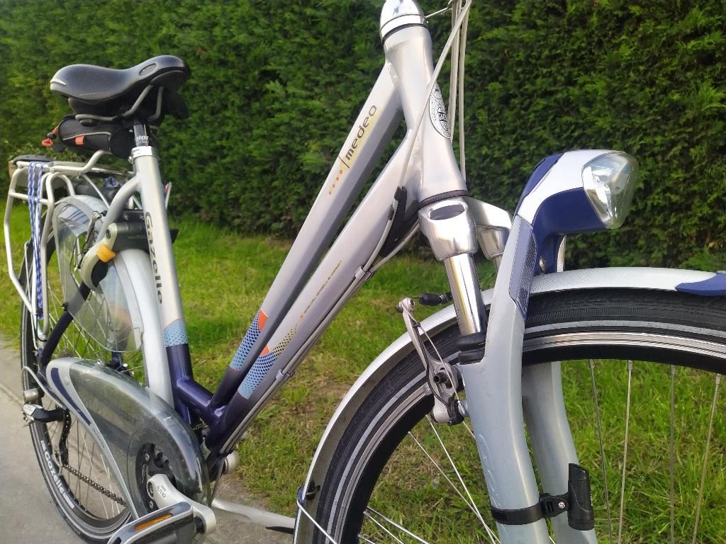 Gazelle Medeo damesfiets Maat 53 cm, Fietsen en Brommers, Fietsen | Dames | Damesfietsen, Gebruikt, Gazelle, Versnellingen, 53 tot 56 cm