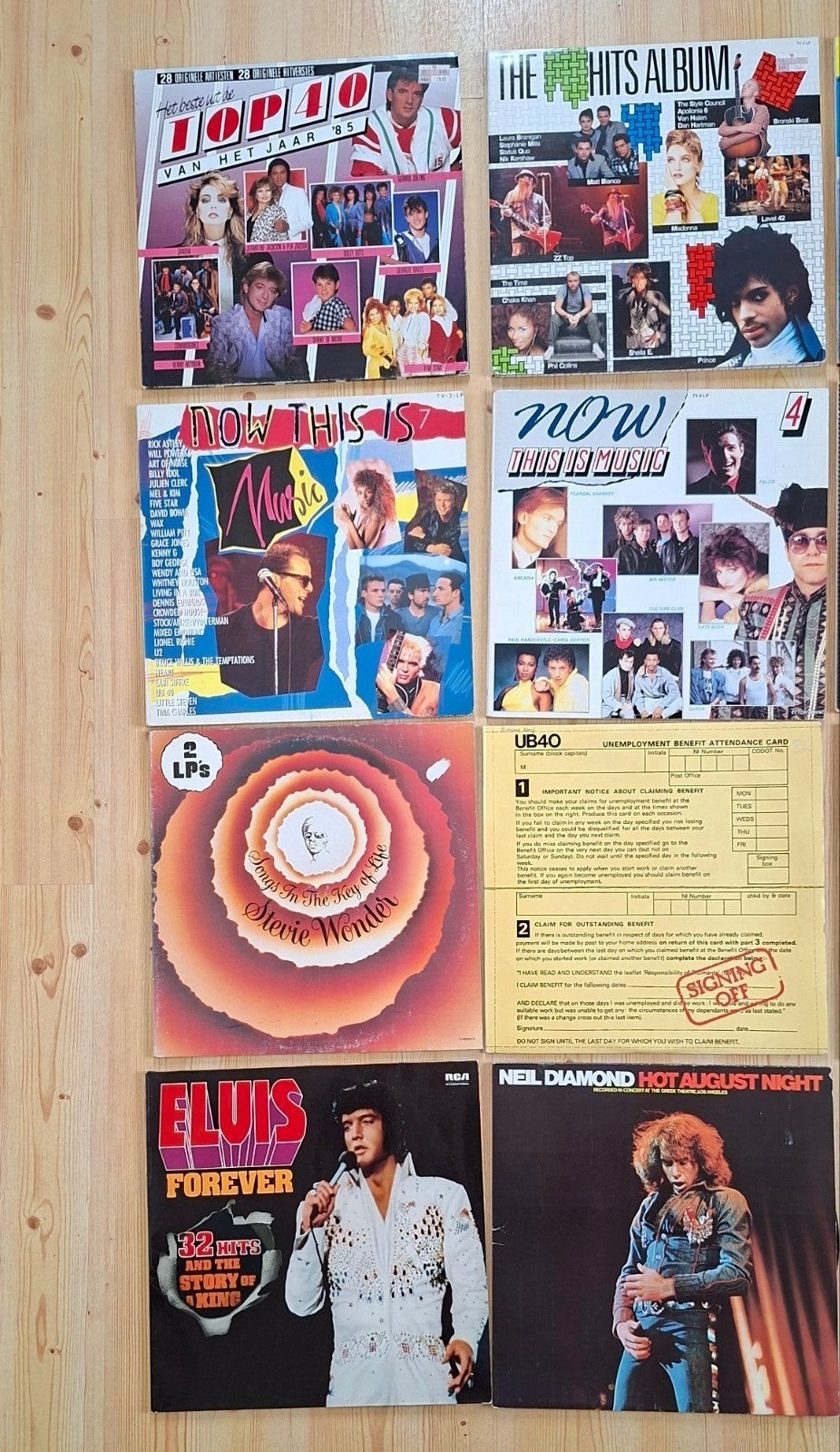 lps jaren 80 now this is music meatloaf Paul young, Cd's en Dvd's, Ophalen, Gebruikt, 10 inch, Dubbel-LP