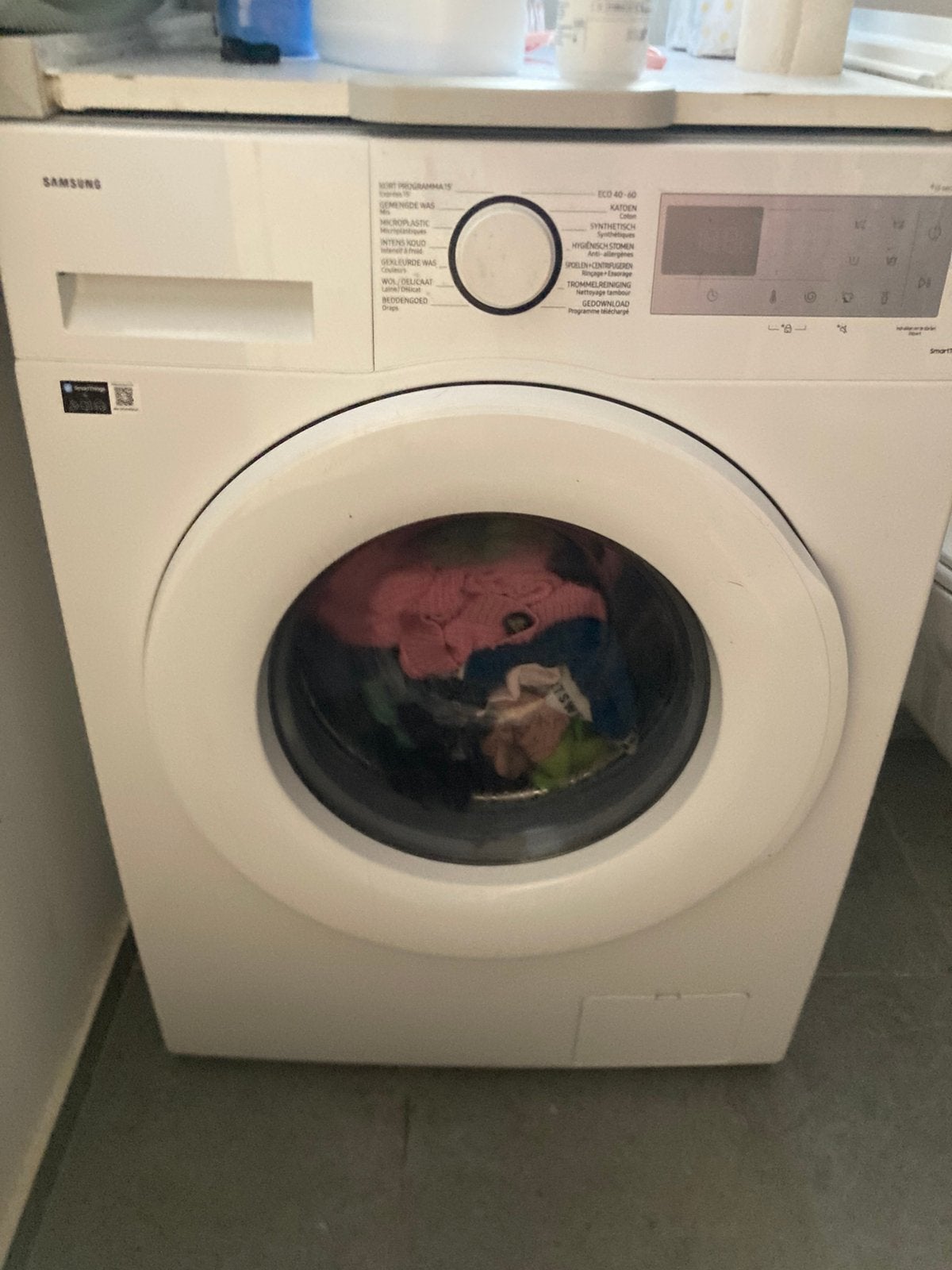 Wasmachine Samsung, 1200 à 1600 tours, Classe énergétique A ou plus économe, Comme neuf, Enlèvement