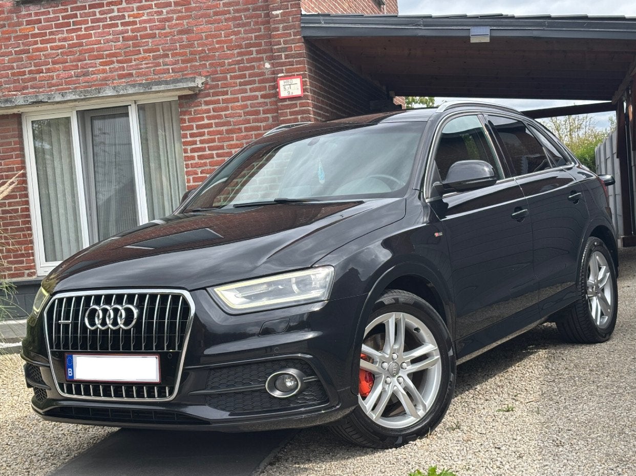 Audi Q3 2.0 TDi Quattro/FULL SLINE INT-EXT/S tronic, Automaat, Euro 5, Zwart, 4 cilinders