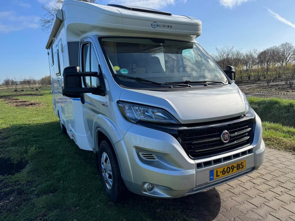 Sun Living Fiat Automaat 2021Enkele bedden+Hefbed 5 PERS!, Caravanes & Camping, Camping-cars, Jusqu'à 5, Toilette à cassette, Automatique