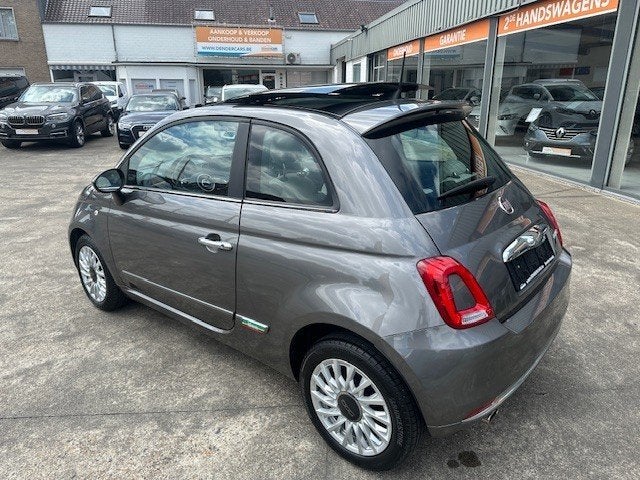 Fiat 500, 1.0i Hybride, 2022, 13.301km's + Garantie, Bluetooth, Euro 6, Bedrijf, Grijs