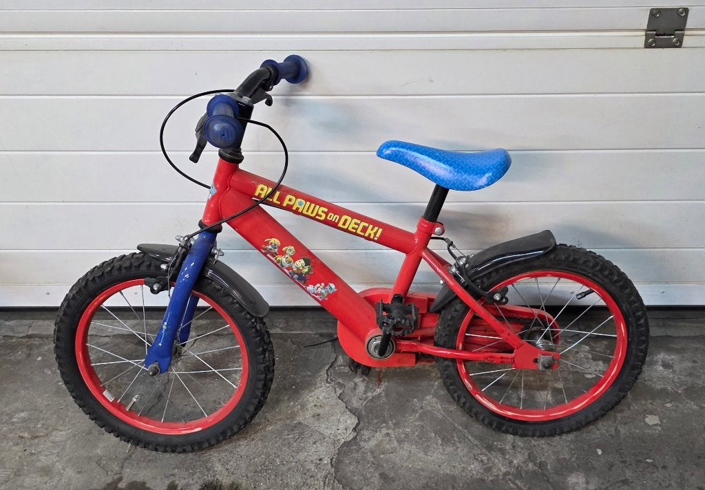 Paw Petrol Kinderfiets, Ophalen