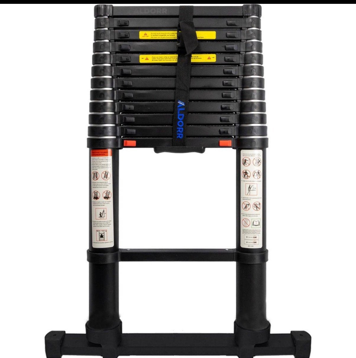 ALDORR Home telescoopladder 3,80 meter – NIEUW, Doe-het-zelf en Bouw, Ladders en Trappen, Ophalen, Nieuw, Ladder, Opvouwbaar of Inschuifbaar