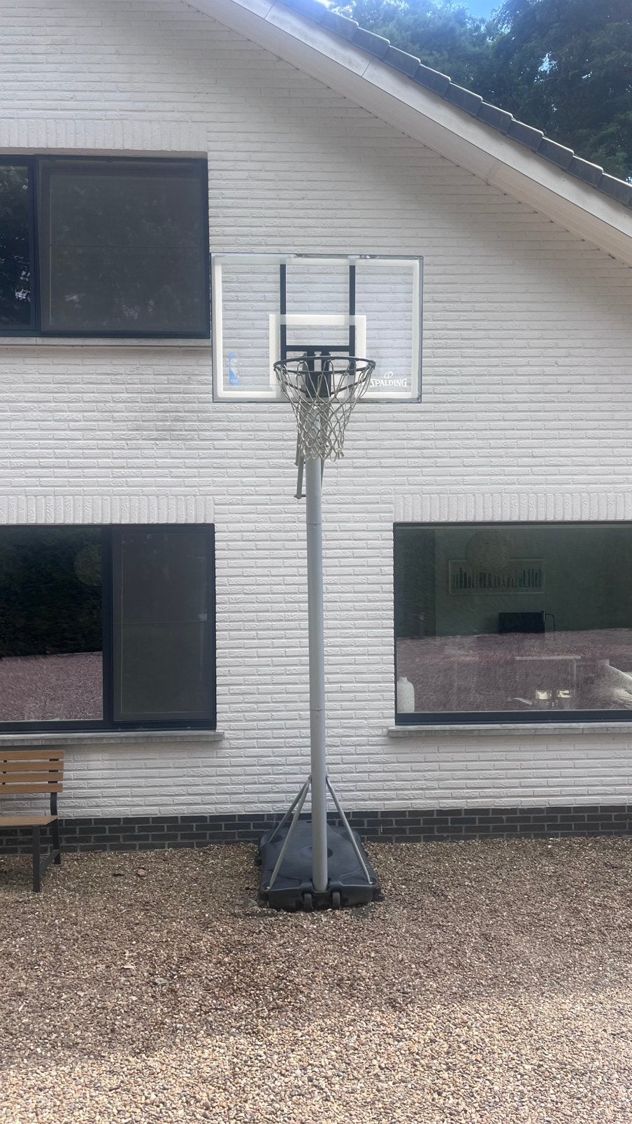 Spalding basketball paal, Sport en Fitness, Basketbal, Ophalen, Gebruikt