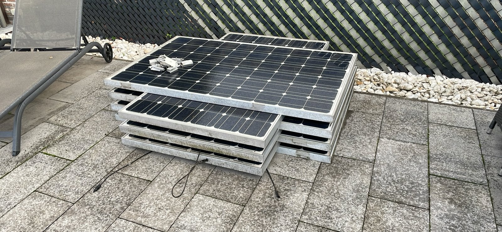 7 panneaux solaires de 240 W, Enlèvement, Utilisé, Panneau, 200 watts-crêtes ou plus