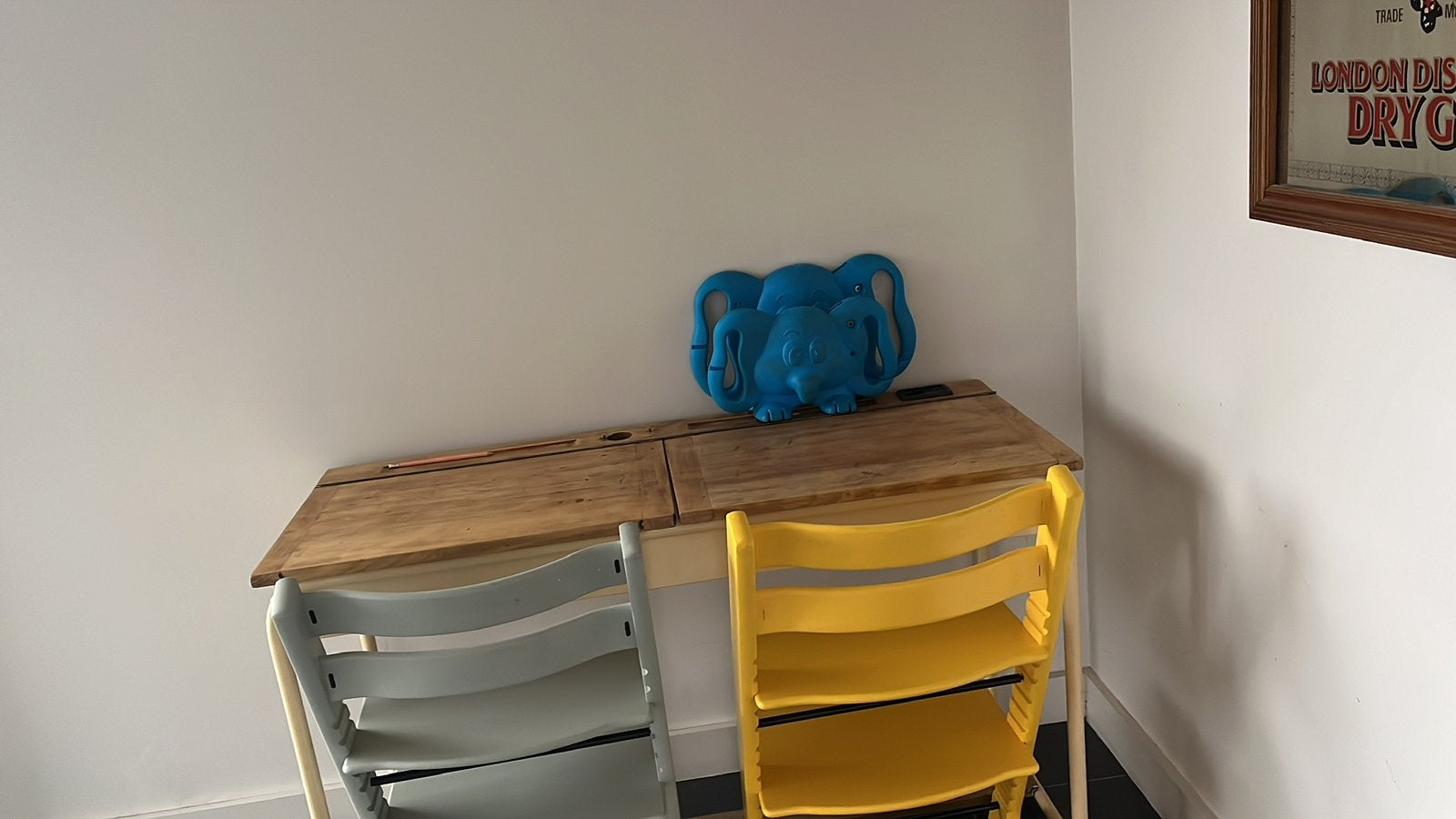 Oude schoolbank, met opbergruimte., Huis en Inrichting, Ophalen, Opbergruimte, Zo goed als nieuw