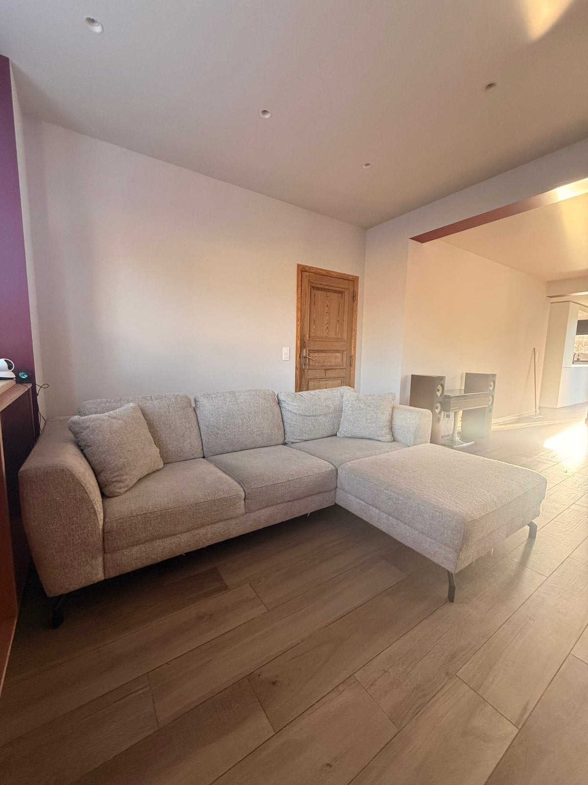 3-zit Zetel Seats & Sofa’s, Huis en Inrichting, Ophalen, 250 tot 300 cm, Gebruikt, Hoekbank