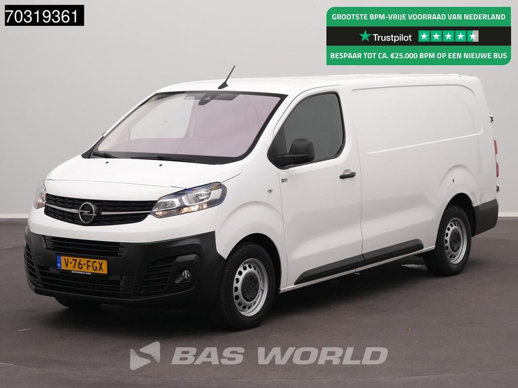 Opel Vivaro 122pk L3H1 Navi Trekhaak CarPlay Airco Cruise L3, Auto's, Gebruikt, Euro 6, 4 cilinders, Wit