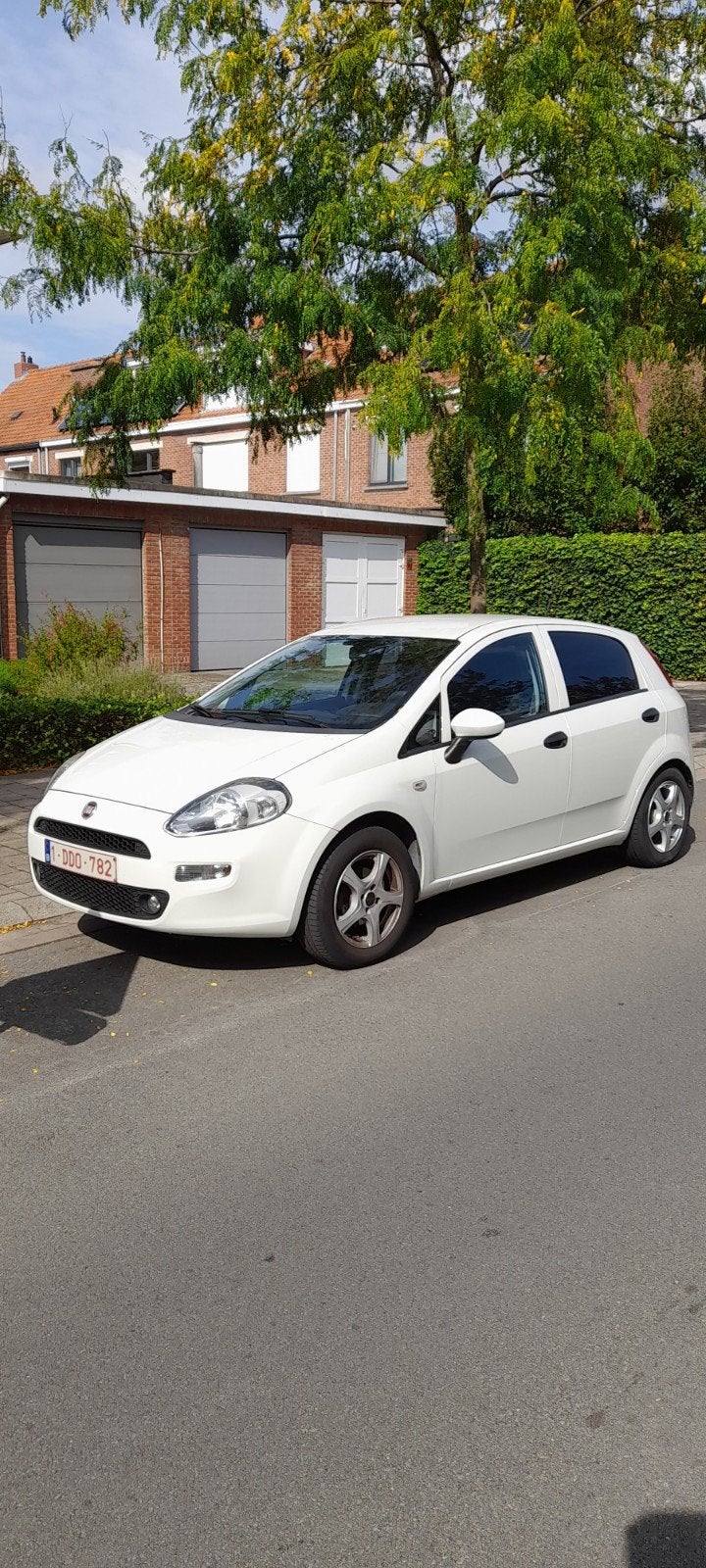 FIAT PUNTO 2017, Auto's, Fiat, Leder en Stof, Wit, 5 deurs, Particulier