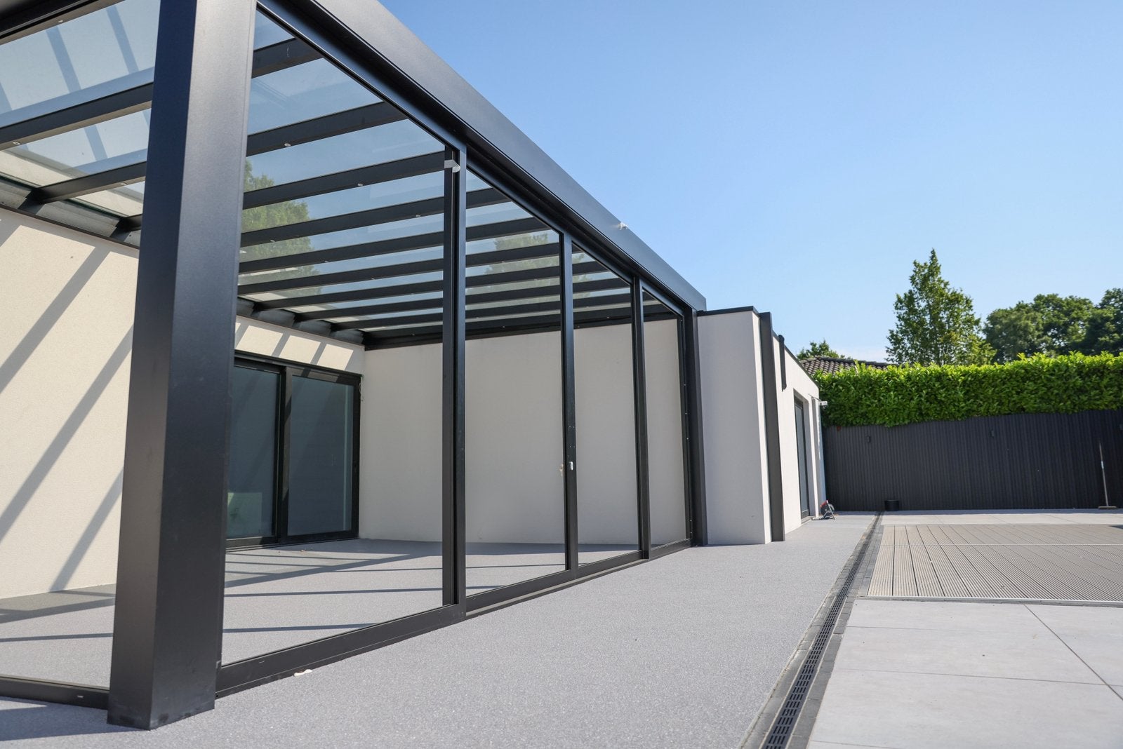 Overkapping carport veranda vele opties meerdere modellen, Tuin en Terras, Ophalen, Nieuw, Carport