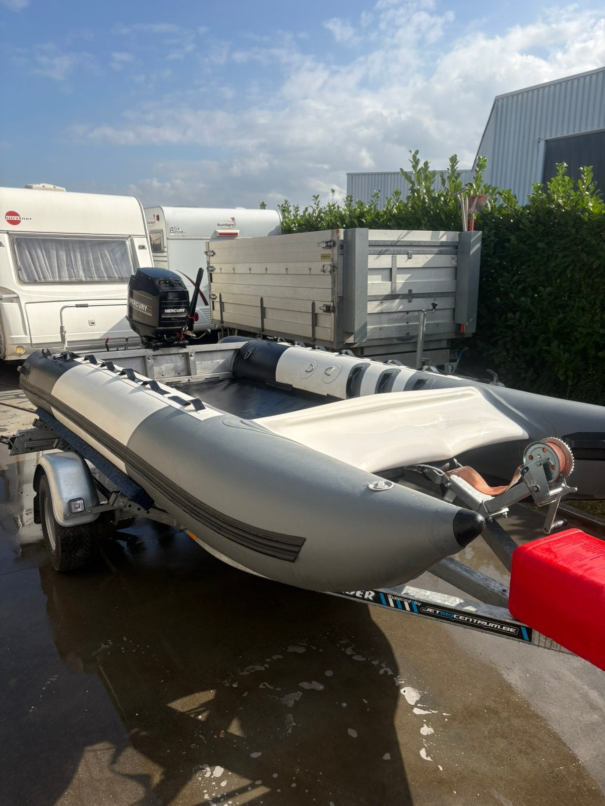 Zeer mooie (snelle) zapcat met 40pk 2takt, Ophalen, Aluminium, Brandstoftank, 4 m