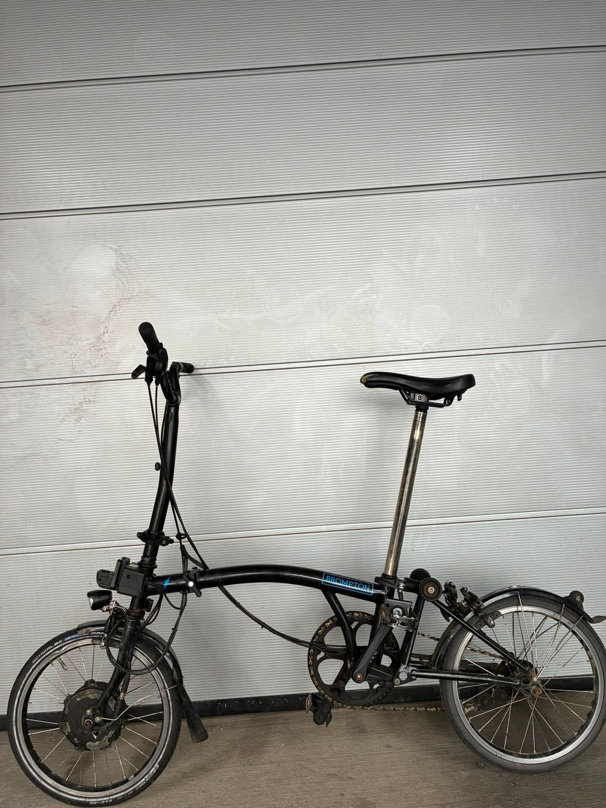 Brompton 2 Vitesses H2L noir électrique moteur HS, Vélos & Vélomoteurs, Vitesses, Frein sur jante, Brompton, Enlèvement