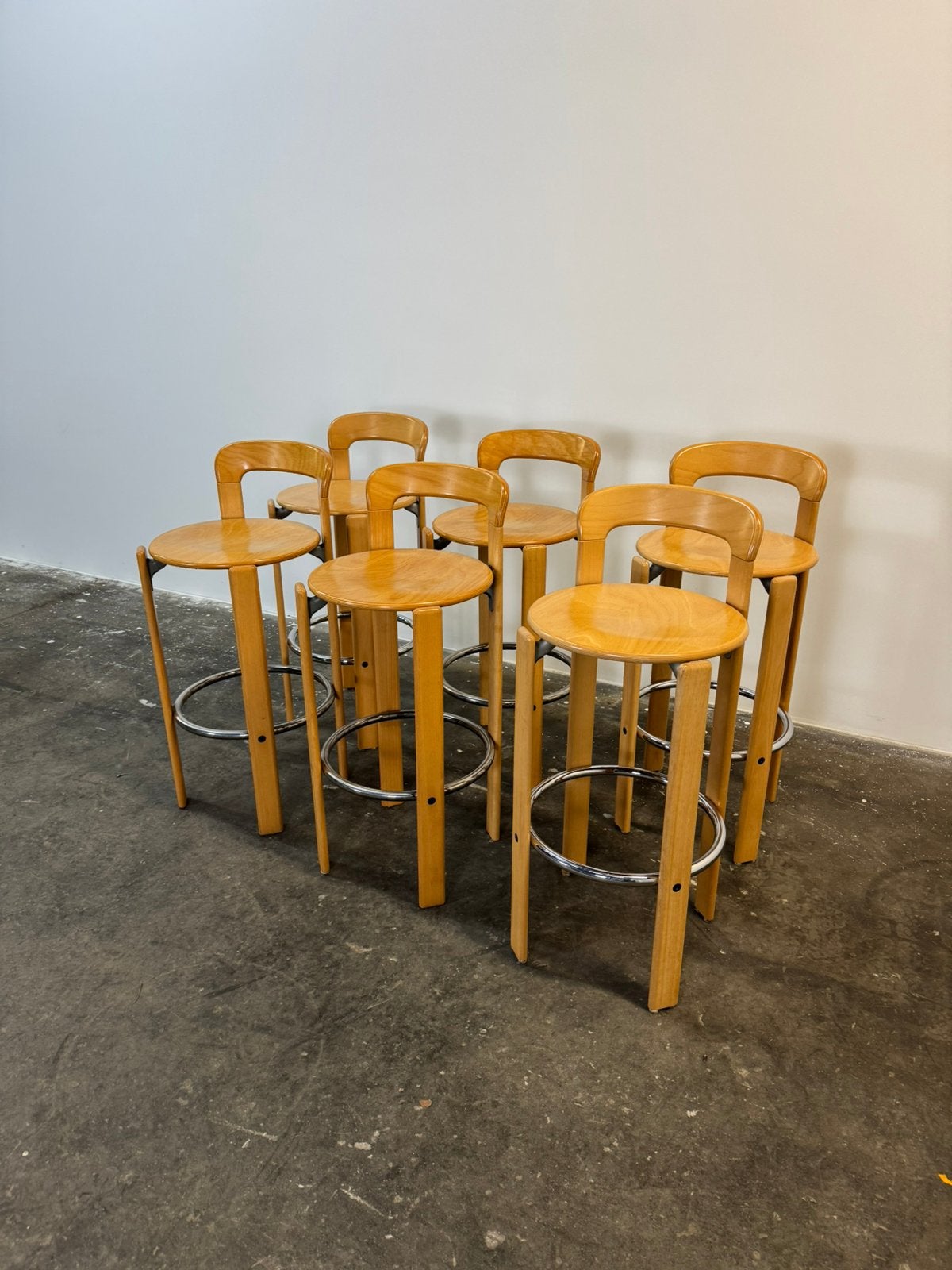 10 x Bruno Rey Kusch Co Hay barkrukken 79 cm, Huis en Inrichting, Barkrukken, Ophalen, Zo goed als nieuw