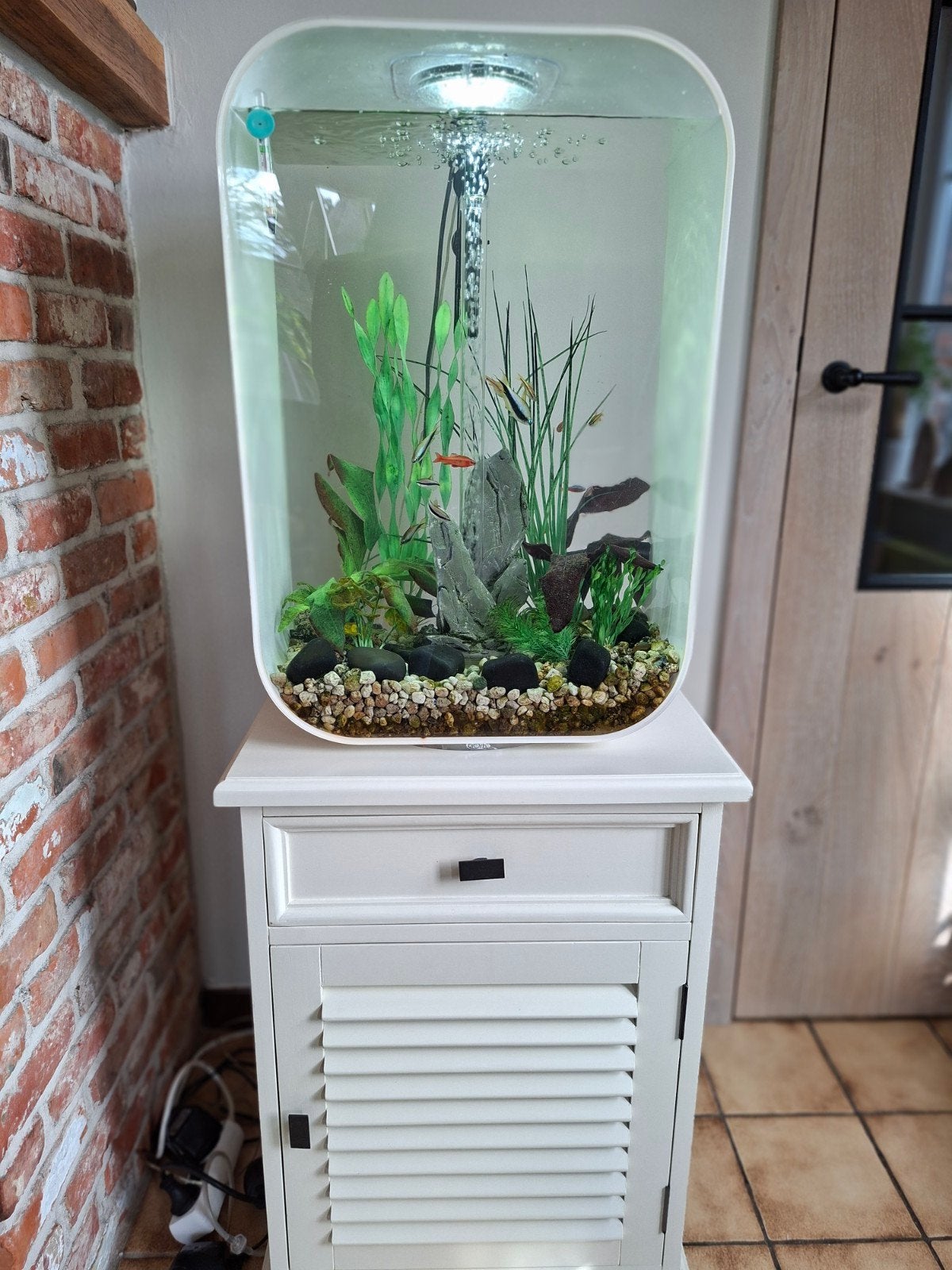 Biorb 60 liter Aquarium zonder vissen, Dieren en Toebehoren, Ophalen, Verwarming, Filter
