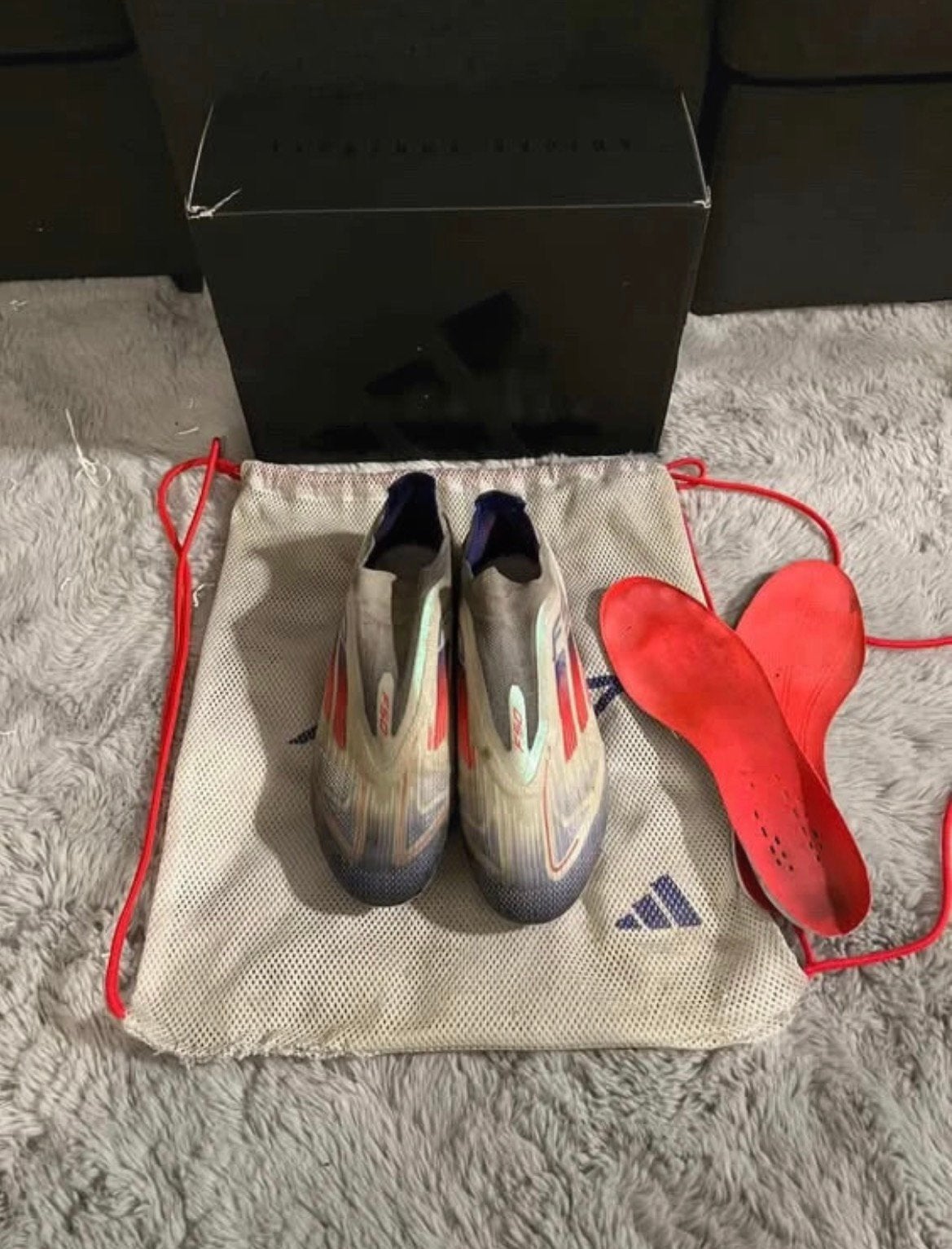 Adidas f50 elite, Verzenden, Wit, Overige typen, Gedragen