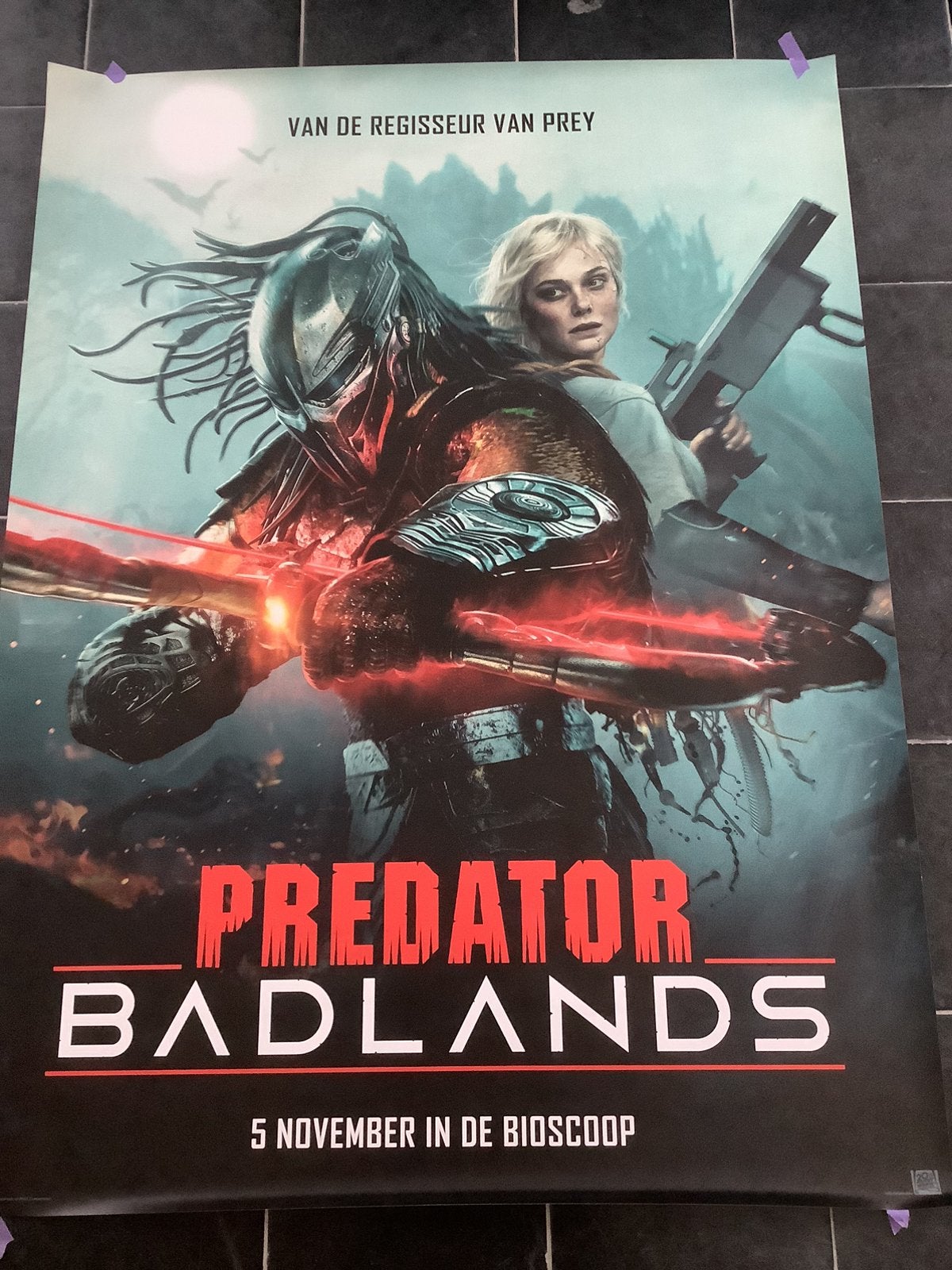 BADLANDS   FILMPOSTER   120-160 cm, Ophalen of Verzenden, Zo goed als nieuw