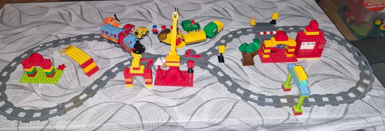 Duplo groot treinlot met 2 zelfrijdende treinen, Enlèvement, Duplo