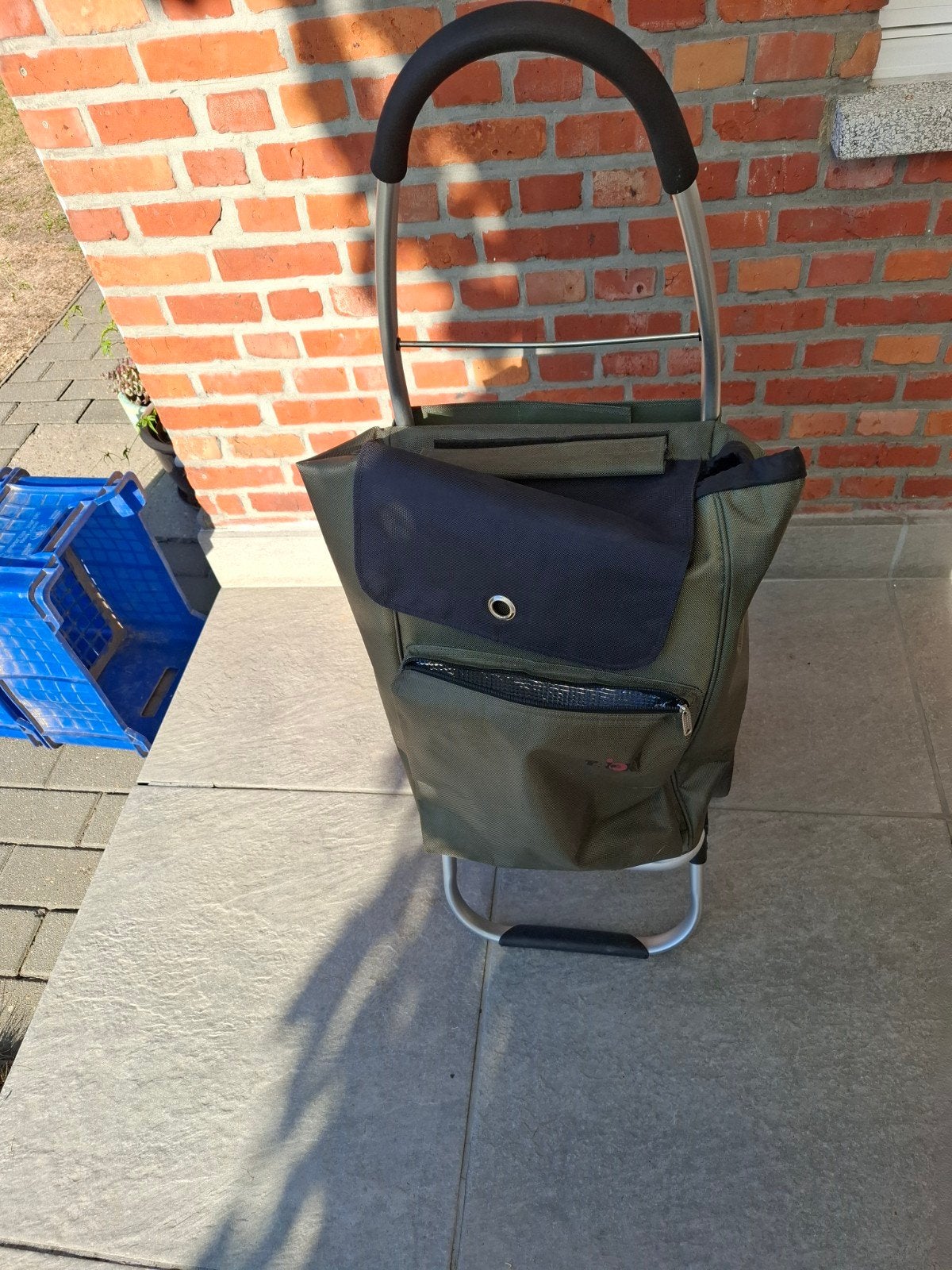 Boodschappen  trolley, Ophalen