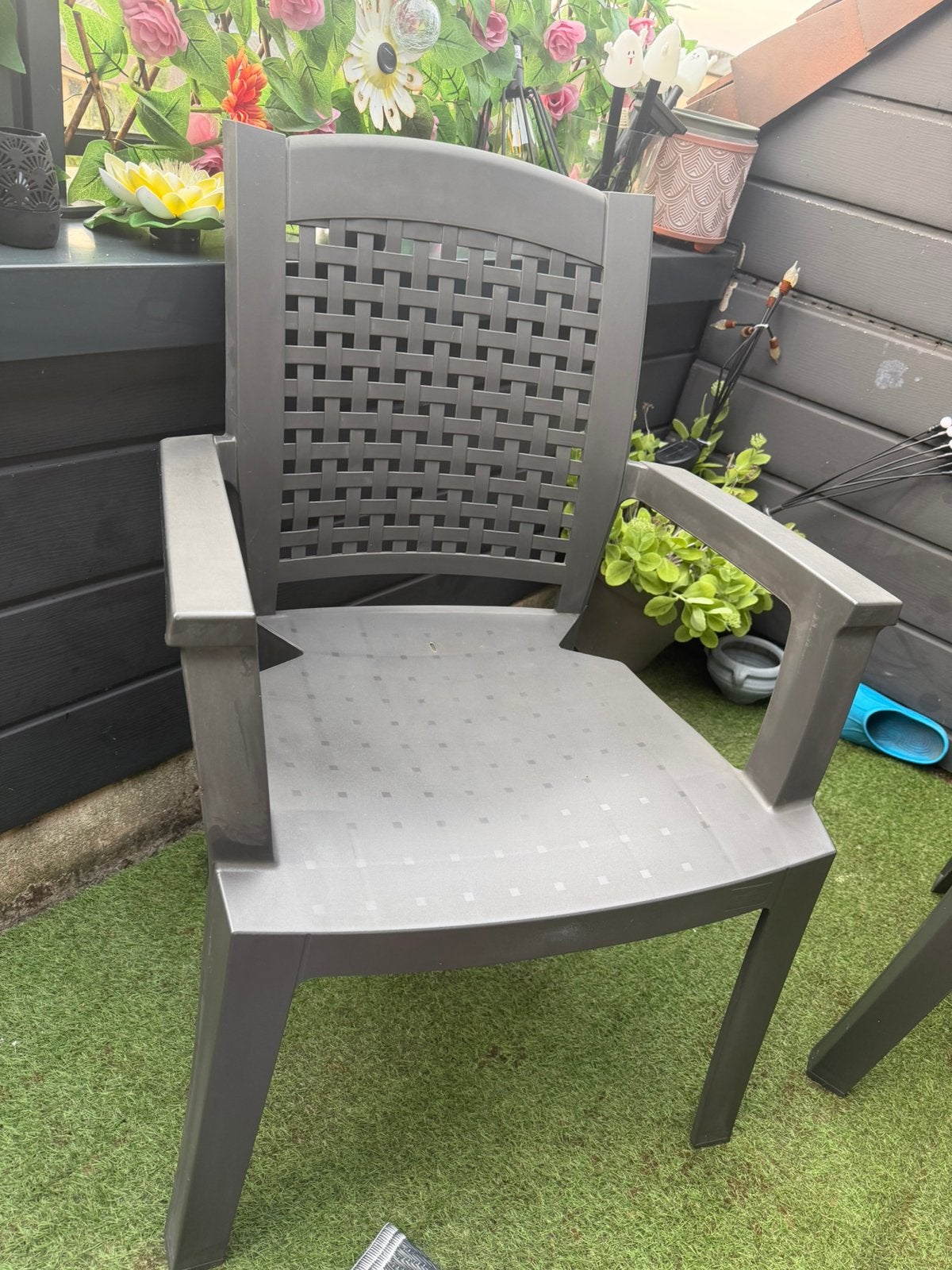 2 grandes chaise de jardin a vendre., Enlèvement, Comme neuf
