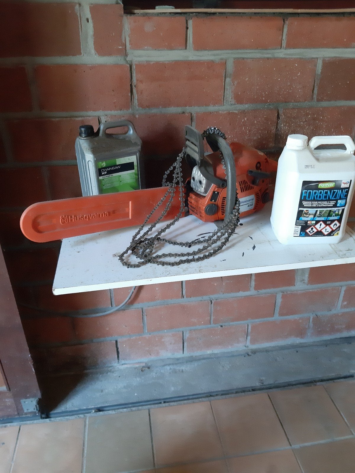 kettingzaag husqvarna, e series, 450, Tuin en Terras, Hand-tuingereedschap, Ophalen, Gebruikt