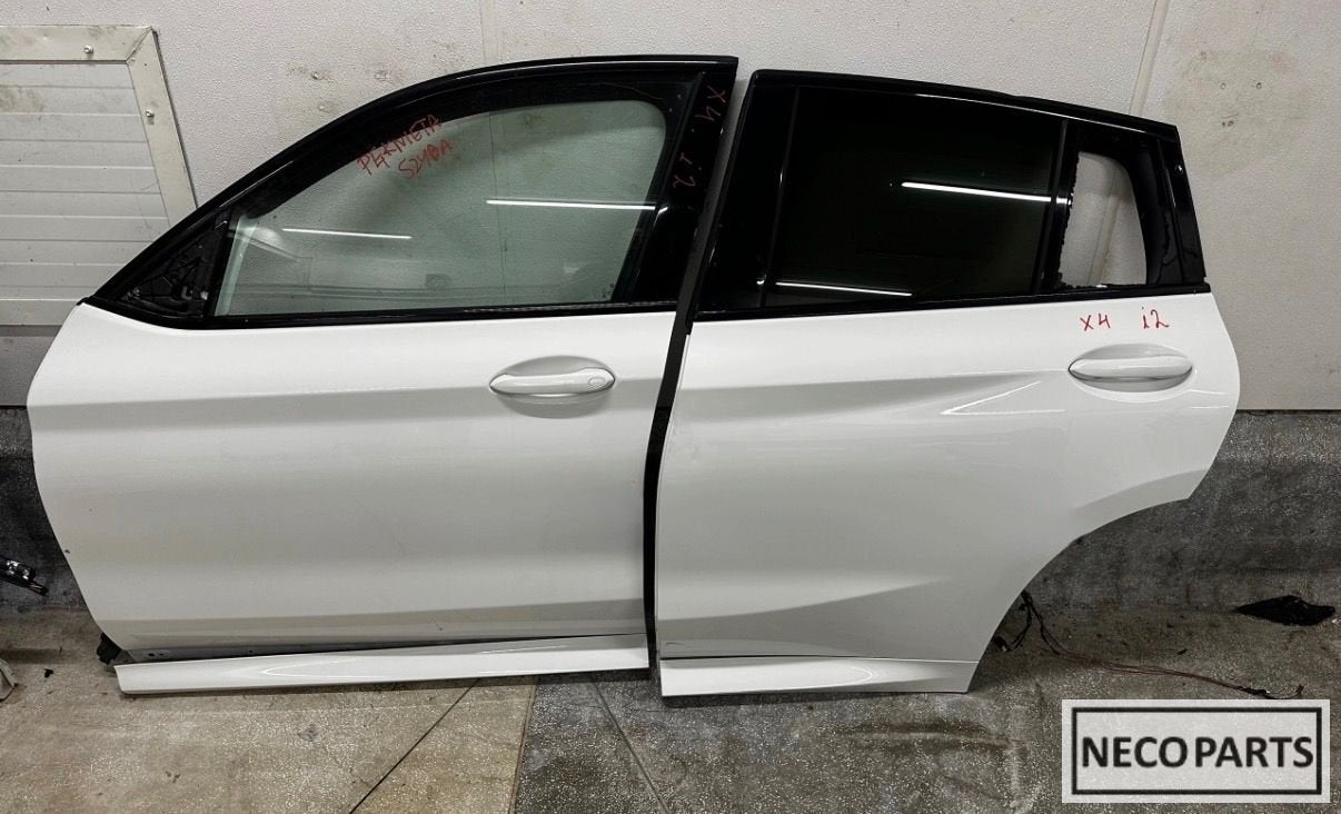 BMW X4 G02 PORTIER DEUR VOOR ACHTER LINKS ALLES LEVERBAAR!!!, Arrière, -, Haillon arrière, Utilisé