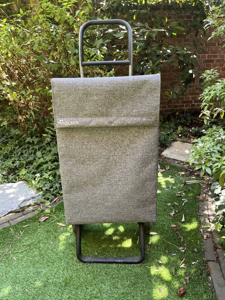 Grijze Boodschappentrolley, 30 cm of meer, Zo goed als nieuw, 60 tot 80 cm, Grijs