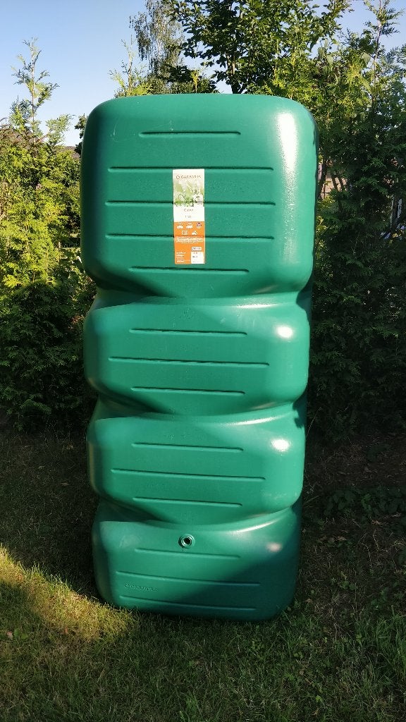 Baril de pluie/réservoir d'eau 1000L, vert, Neuf, 150 litres ou plus, Synthétique, Enlèvement