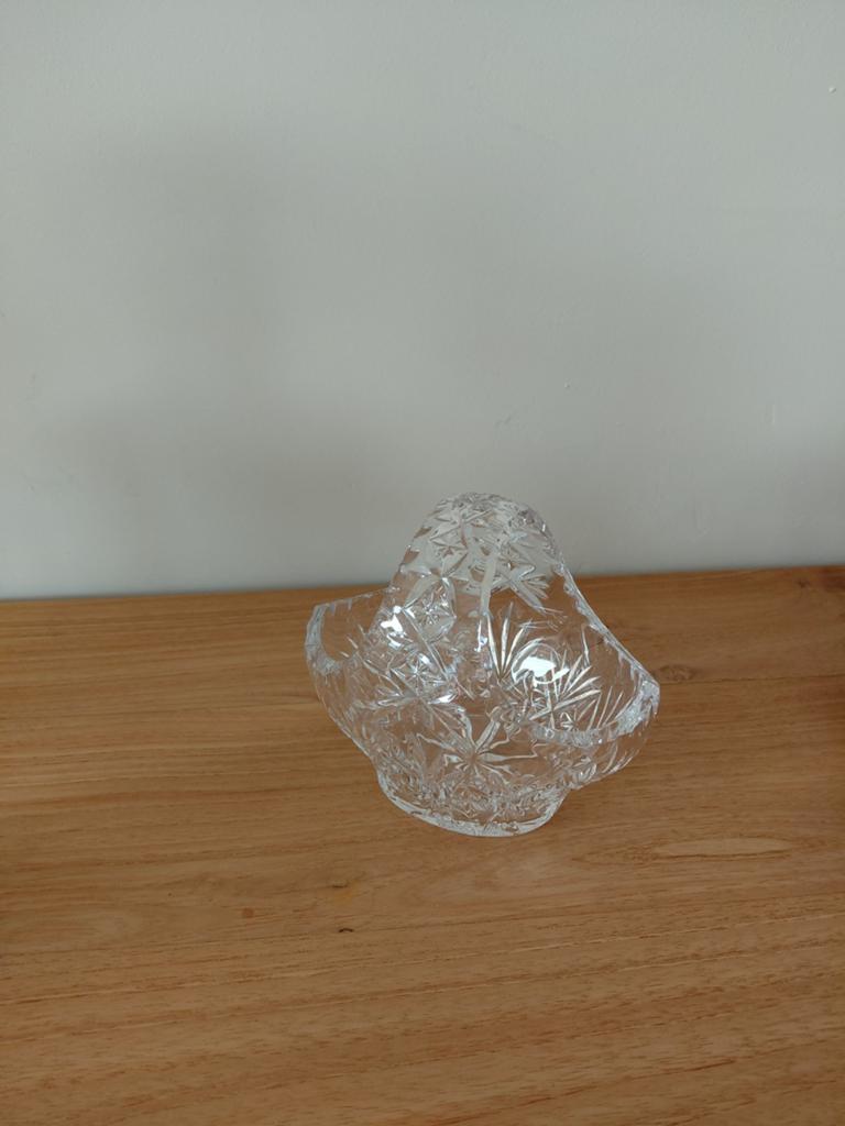 Mooie kristal mandje, Antiek en Kunst, Ophalen