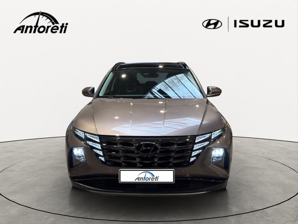 Hyundai Tucson hybrid 1.6 T-GDi Shine Sensation 230PK, Auto's, Hyundai, Dealer onderhouden, 4 cilinders, Leder, 5 zetels