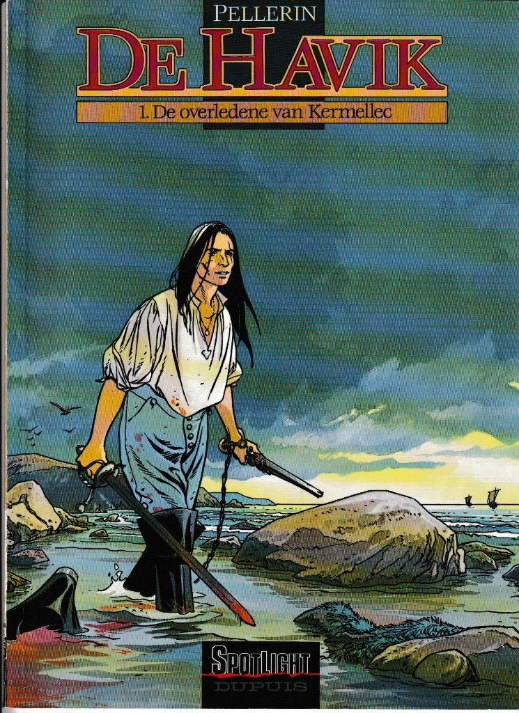 Strip : "De havik nr. 1 - de overledene van Kermellec"., Ophalen of Verzenden