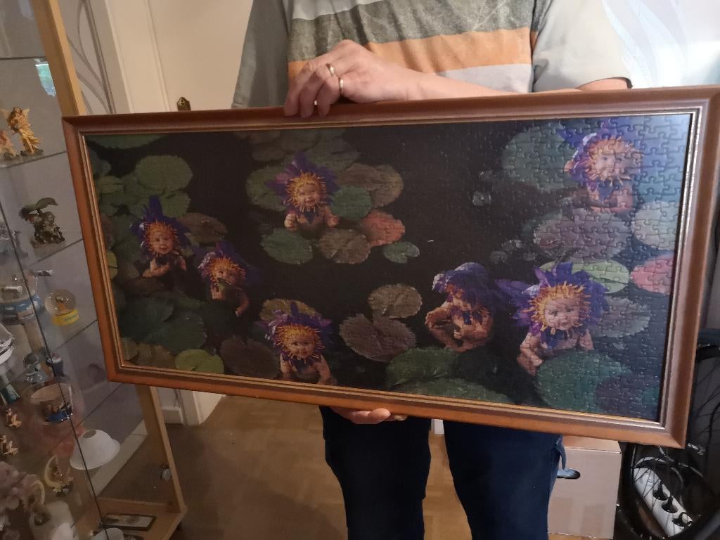 Anne geddes puzzel in kader, Ophalen, Nieuw, Legpuzzel