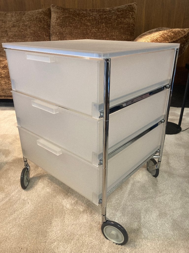 Ladekastje Kartell Mobil 3 Drawers Ice, Ophalen of Verzenden, Nieuw