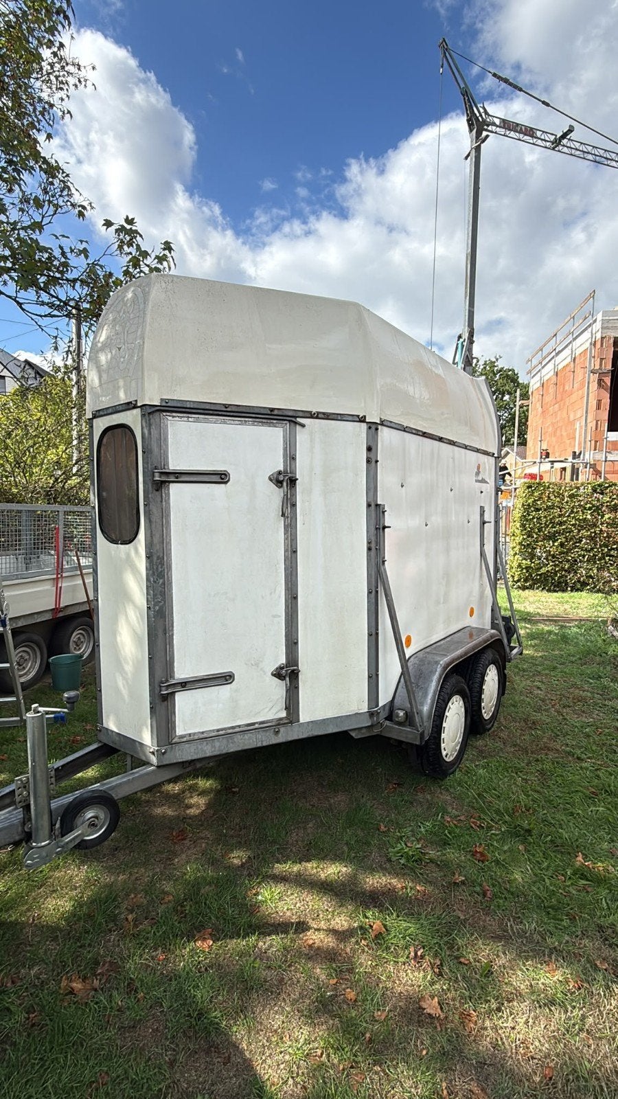 1.5 paardstrailer henra, Ophalen, Gebruikt, 1½-paards trailer