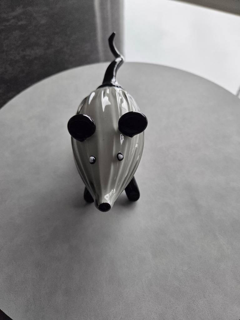 Muisje in glaswerk, Antiek en Kunst, Ophalen