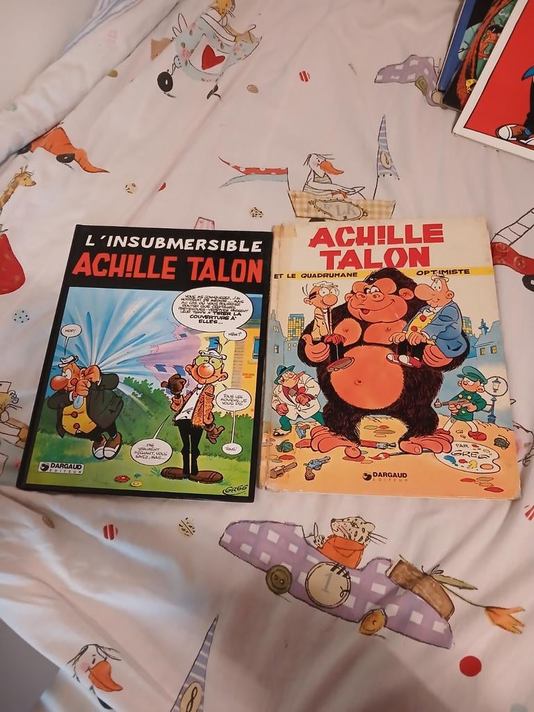 2 BD Achille Talon E.O uit 1976 en 1981, Greg, Ophalen of Verzenden, Zo goed als nieuw, Meerdere stripboeken