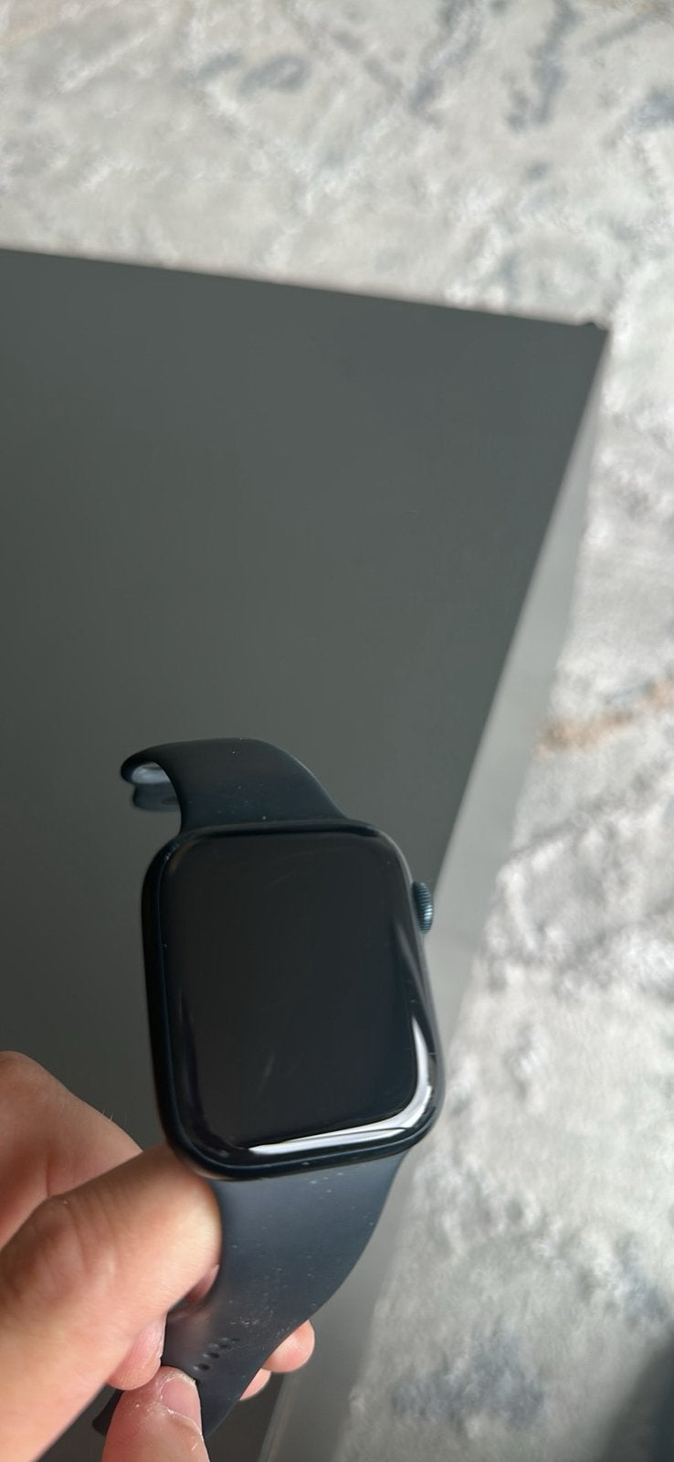 Apple watch serie 9 45mm, Handtassen en Accessoires, Smartwatches, Ophalen, Zo goed als nieuw