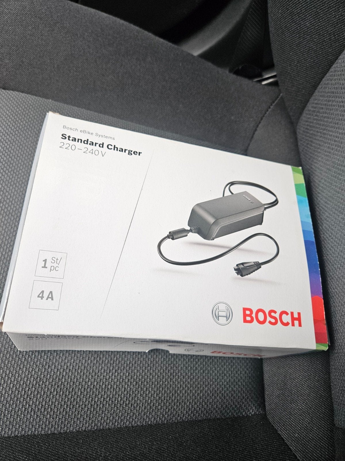 Bosch oplader 4A, Ophalen